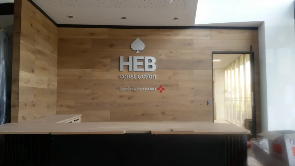 HEB Brushed Ali – Graphics & Signage project by Design Tints, Auckland
