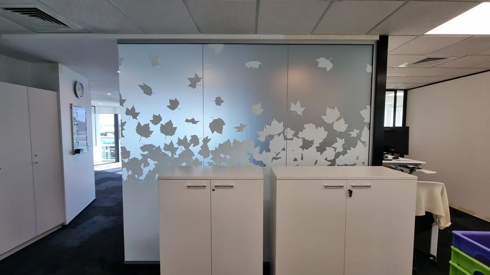 Printed & White Clear Films – Frosted Films & Printed Wall Designs project by Design Tints, Auckland