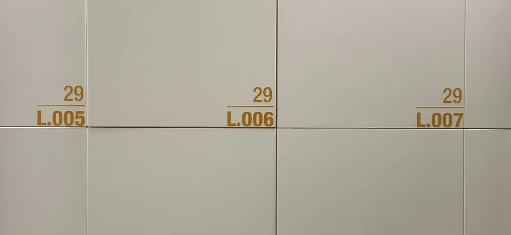 Pwc Locker Stickers – Graphics & Signage project by Design Tints, Auckland